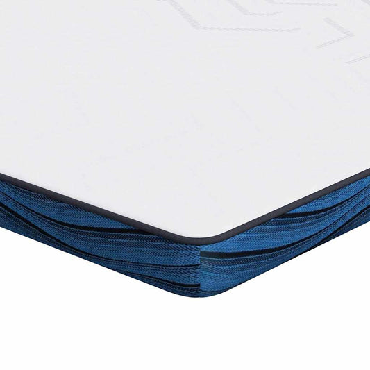 vidaXL Στρώμα επικάλυψης 70 x 200 cm Πάχος Ζακάρ ύφασμα Λευκό