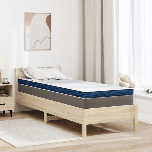 vidaXL Στρώμα επικάλυψης Λευκό 80 x 200 cm Ζακάρ ύφασμα