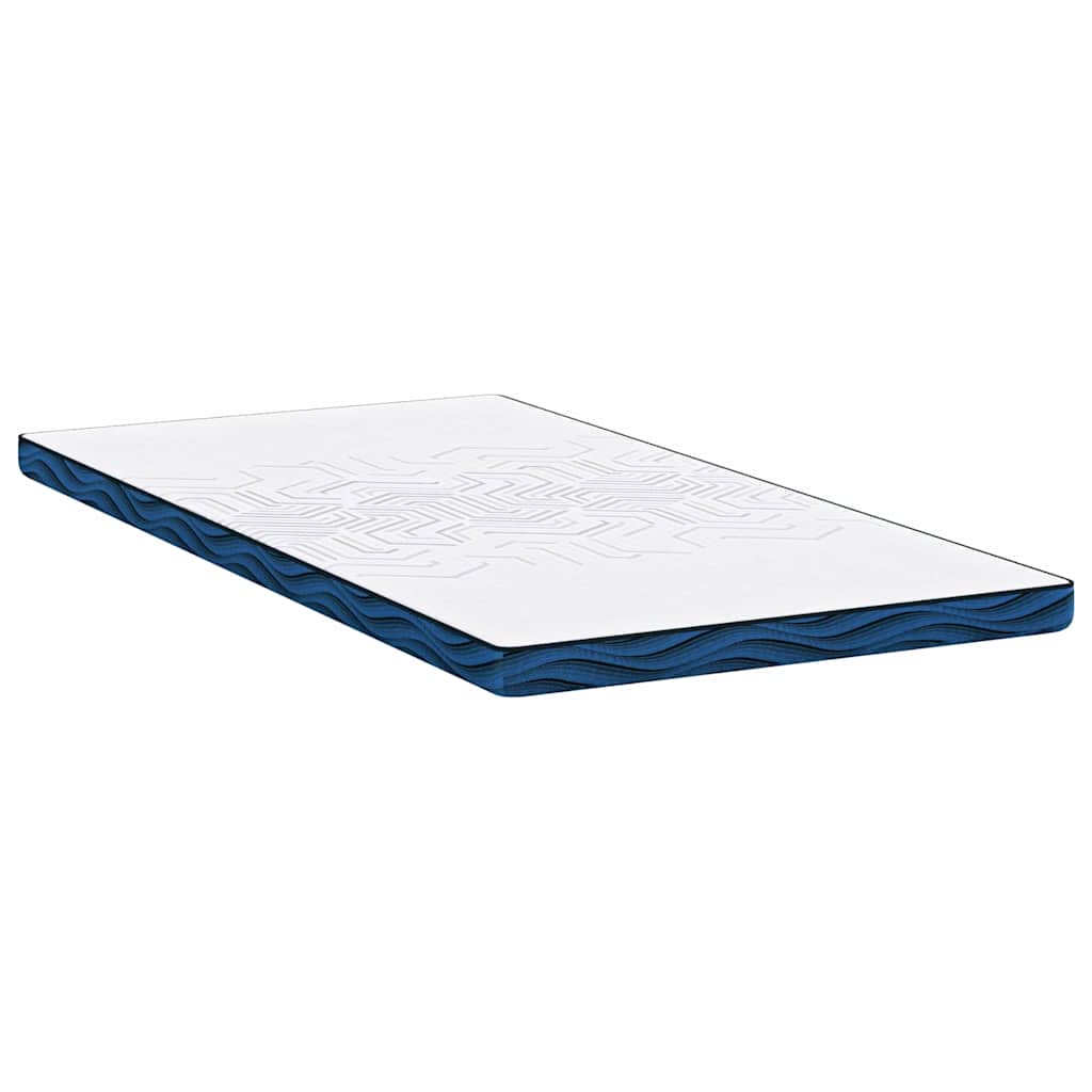 vidaXL Στρώμα επικάλυψης Λευκό 100 x 200 cm Ζακάρ ύφασμα