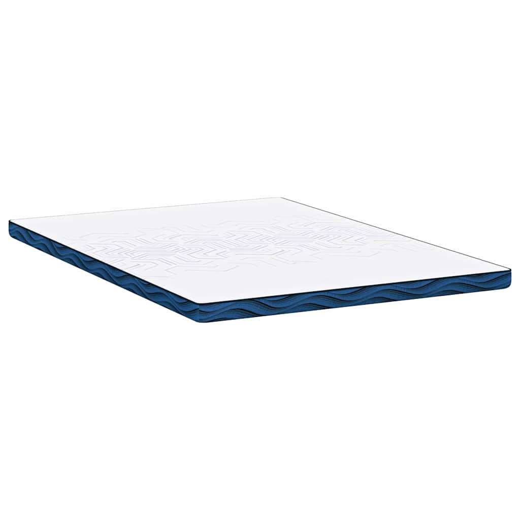 vidaXL Στρώμα επικάλυψης Λευκό 140 x 200 cm Ζακάρ ύφασμα