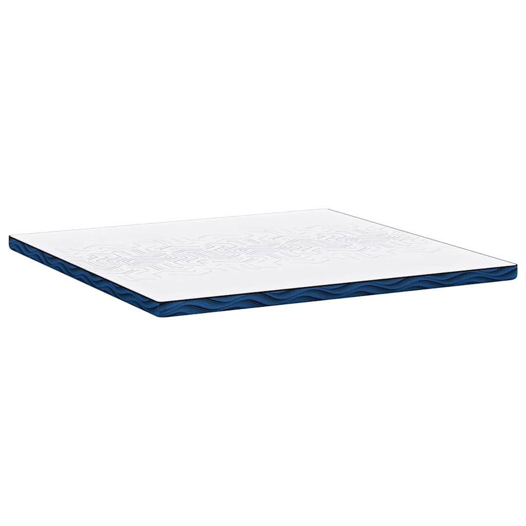 vidaXL Στρώμα επικάλυψης Λευκό 200 x 200 cm Ζακάρ ύφασμα