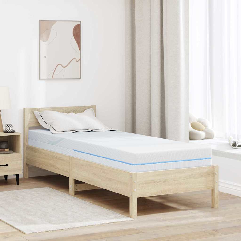 vidaXL Στρώμα Μέτρια σκληρό 70 x 200 cm Λευκό