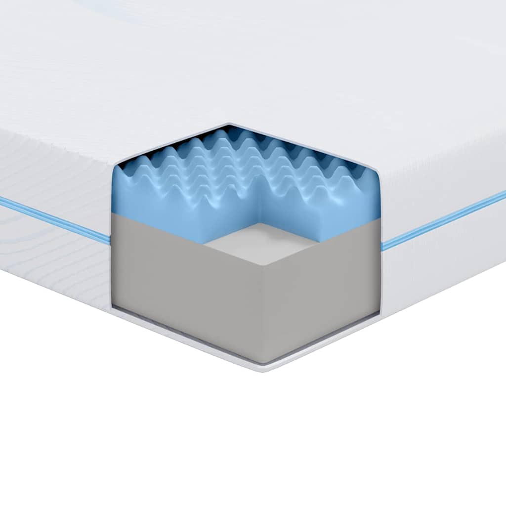 vidaXL Στρώμα Λευκό 80 x 200 cm Pěna