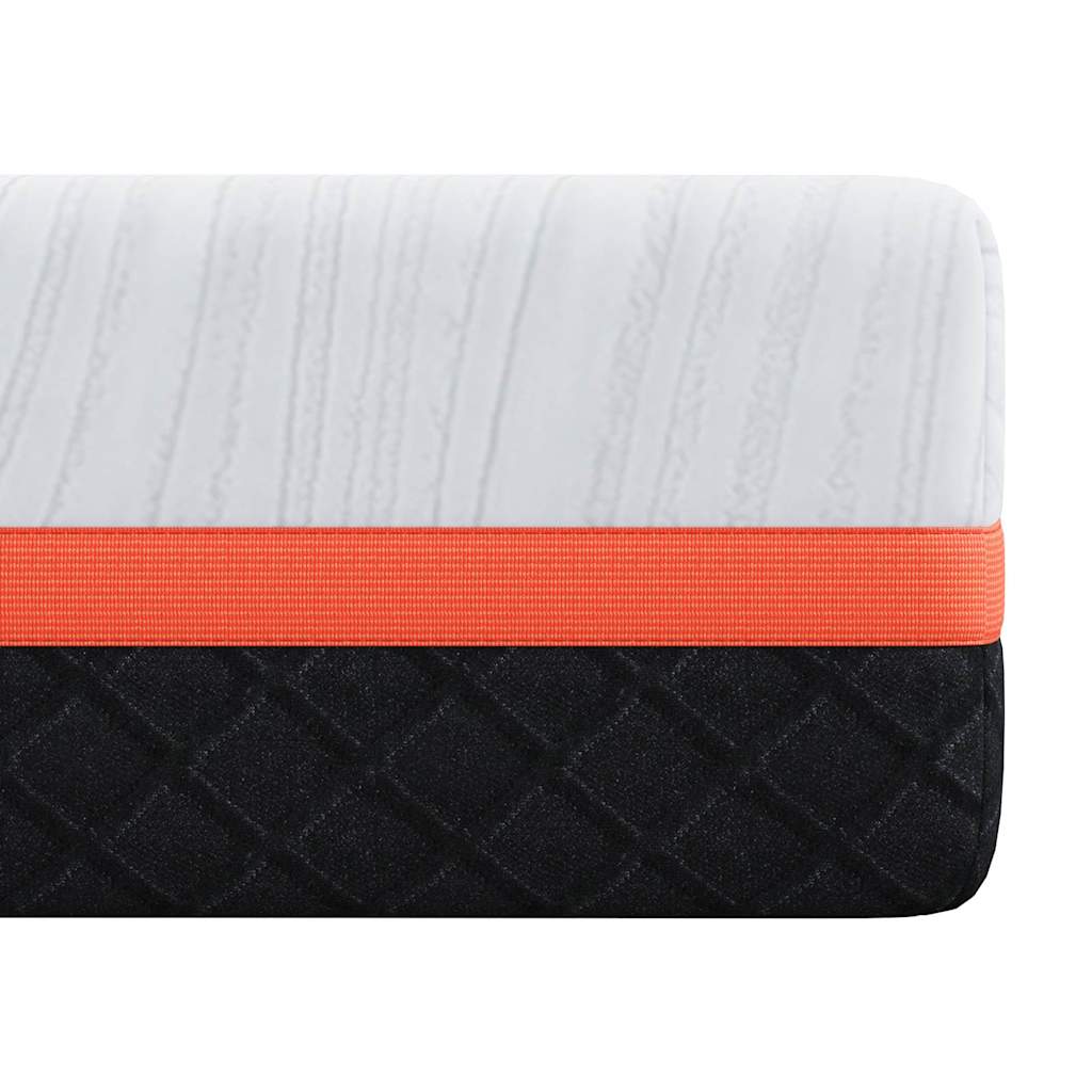 vidaXL Στρώμα Λευκό και Γκρι 70 x 200 cm Αφρός Μνήμης