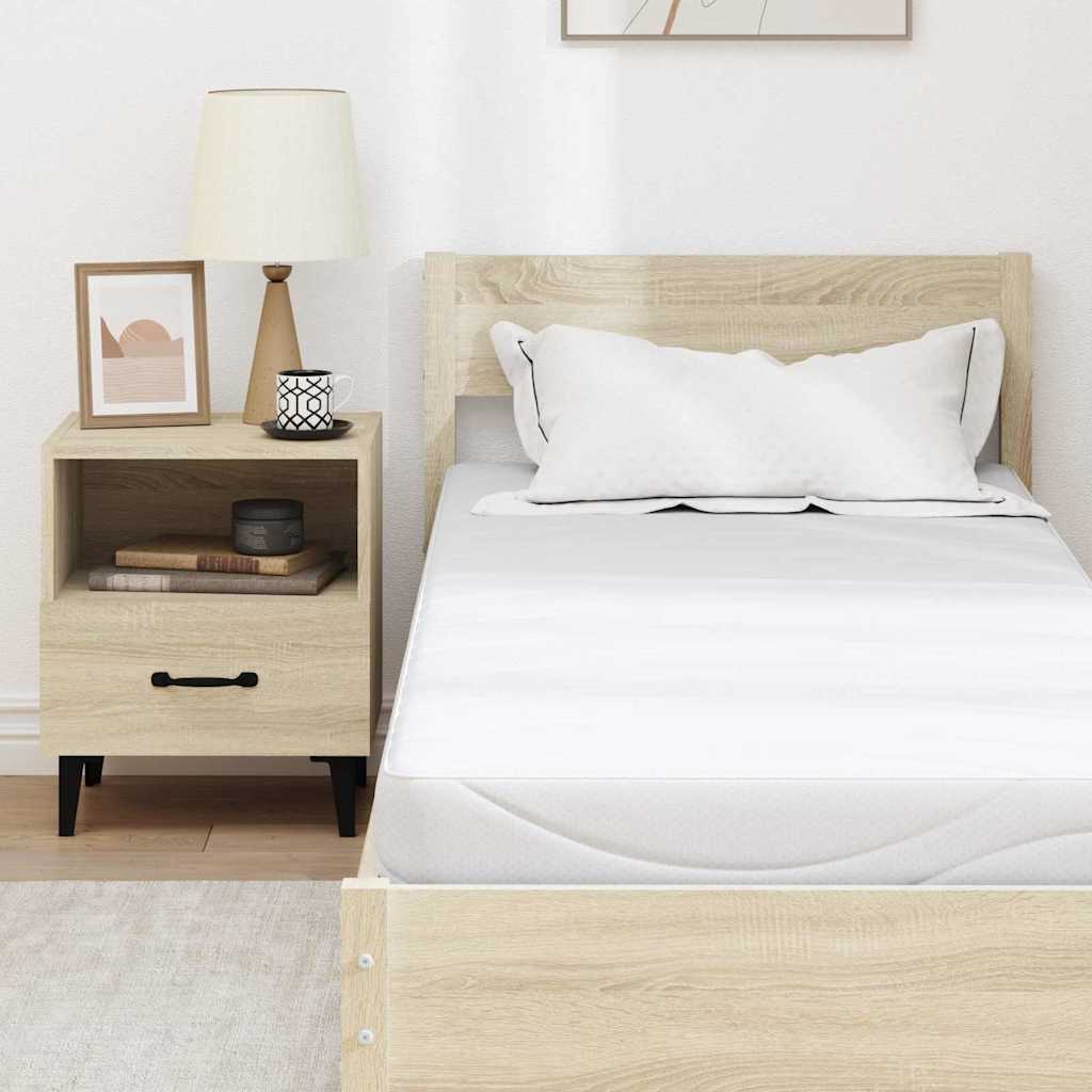 vidaXL Στρώμα Λευκό 70 x 200 cm Τζελ Μνήμης Φόρμα