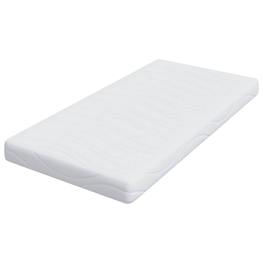 vidaXL Στρώμα Λευκό 90 x 190 cm Τζελ Μνήμης Φόρμα