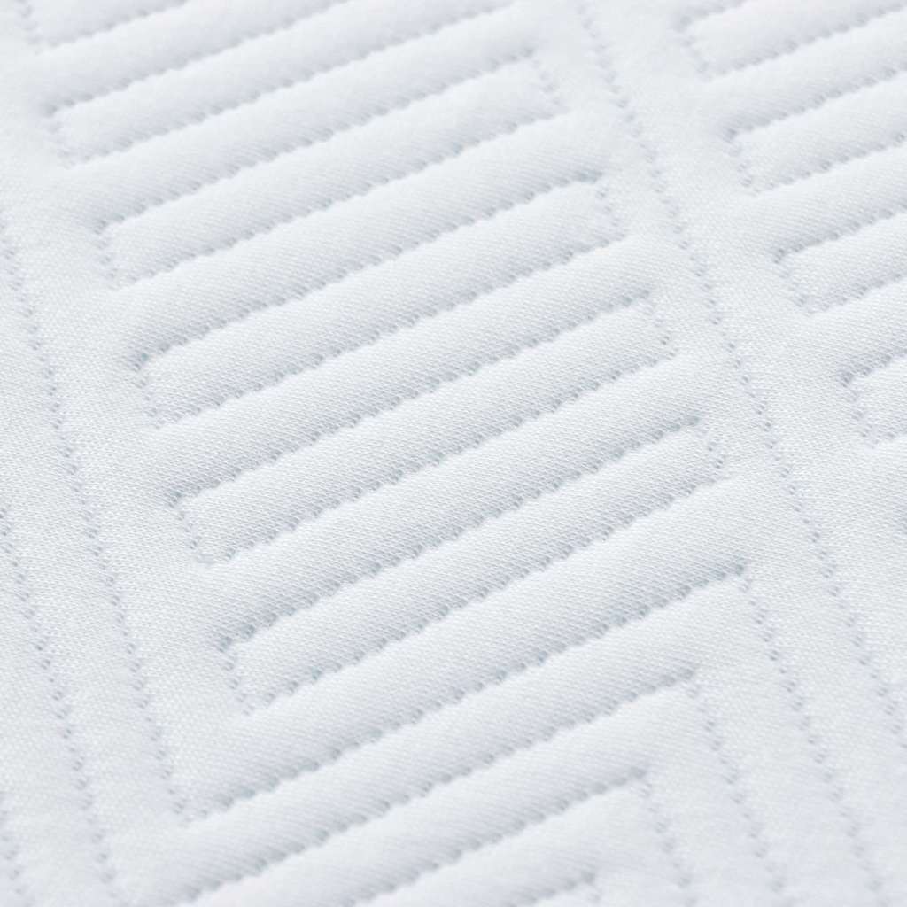 vidaXL Στρώμα Λευκό και Μπλε 140 x 190 cm Τζελ Μνήμης Φόρμα