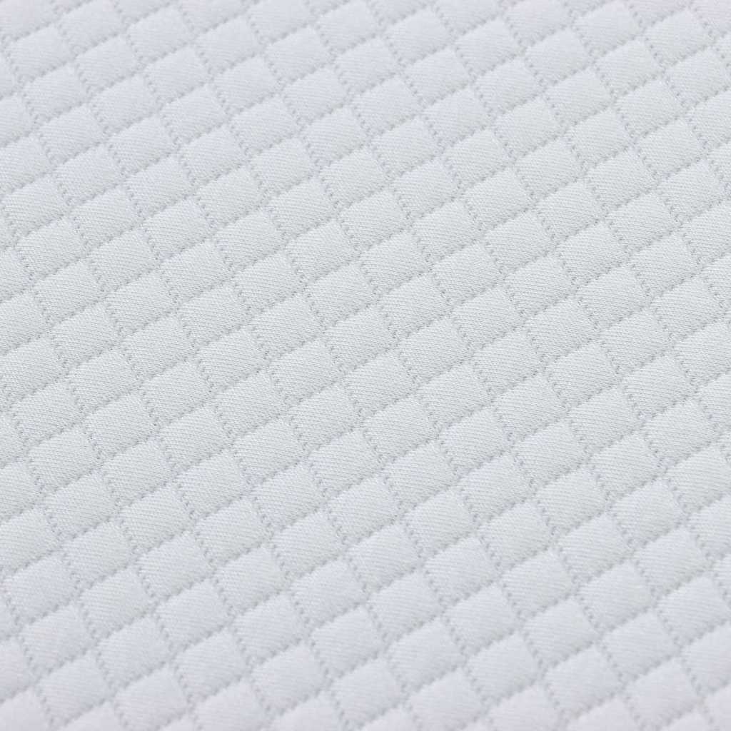 vidaXL Στρώμα Λευκό και Γκρι 70 x 200 cm Τσέπες ελατηρίων