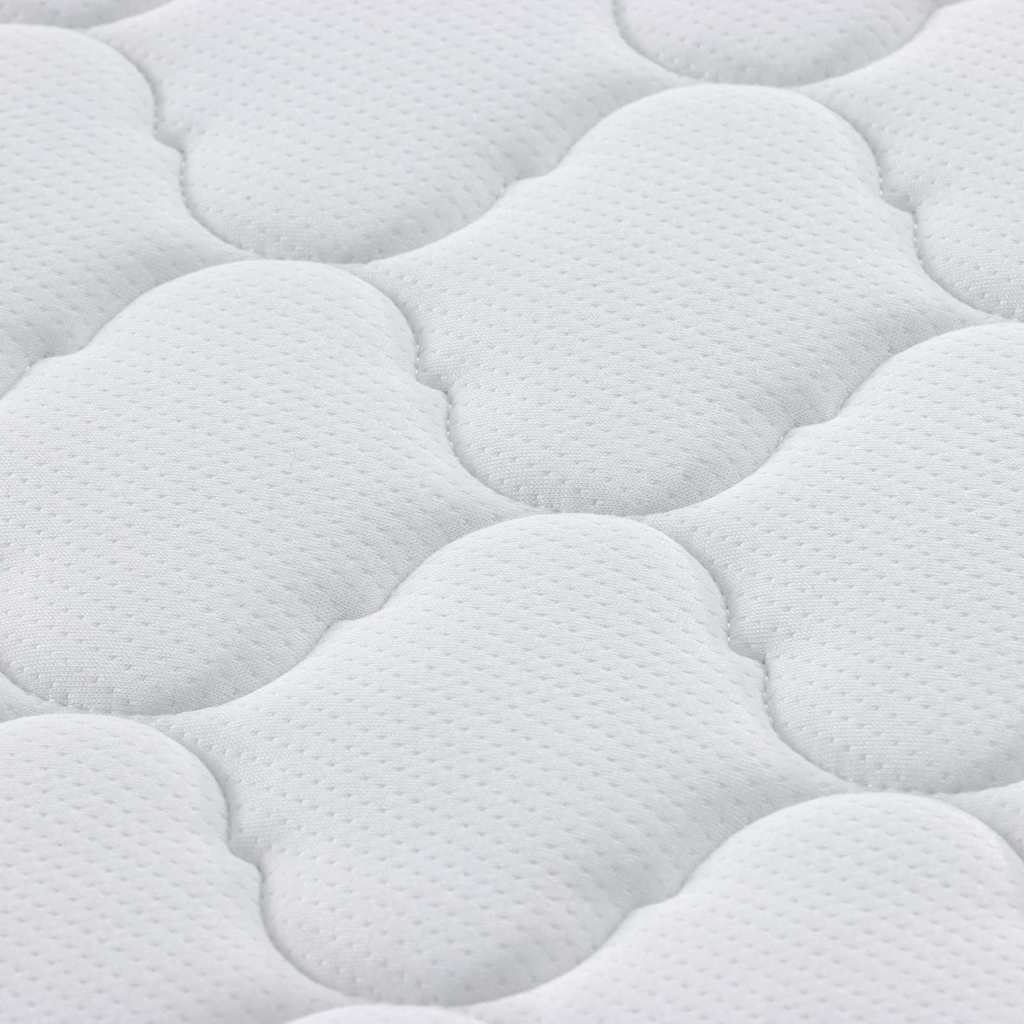 vidaXL Στρώμα Λευκό 70 x 140 cm Ζακάρ ύφασμα