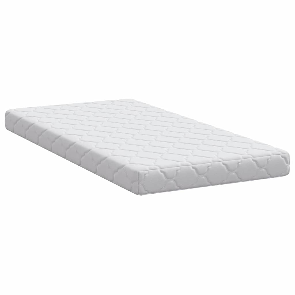vidaXL Στρώμα Λευκό 70 x 140 cm Ζακάρ ύφασμα