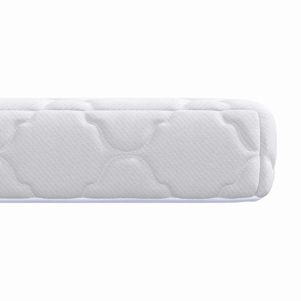 vidaXL Στρώμα Λευκό 70 x 140 cm Ζακάρ ύφασμα