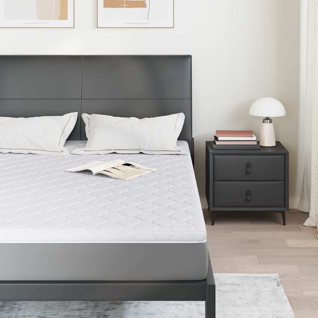 vidaXL Στρώματα Λευκό 140 x 190 cm PU Αφρός