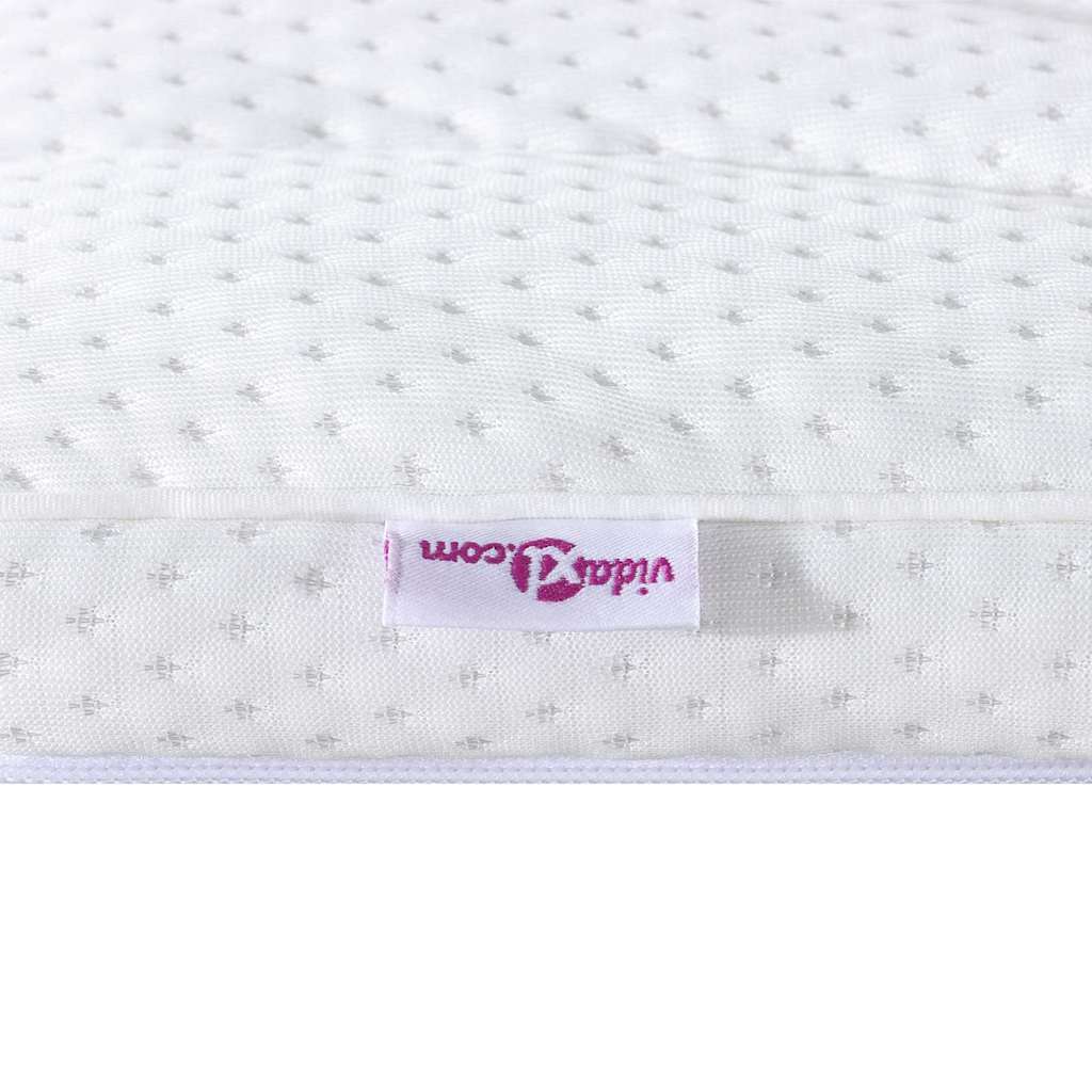 vidaXL Στρώματα Λευκό 120 x 200 cm Λάτεξ