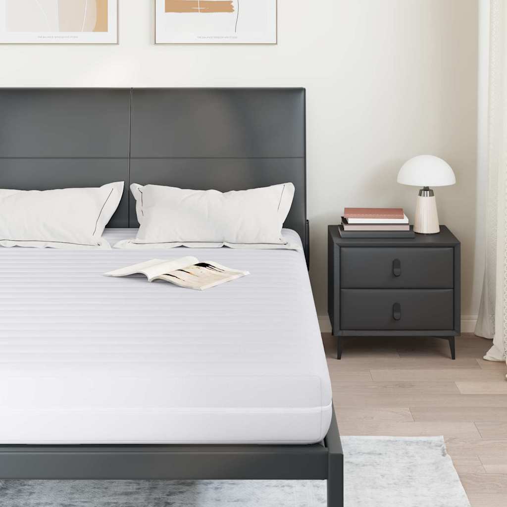 vidaXL Στρώματα Λευκό 140 x 190 cm 100% ύφασμα πολυεστέρα