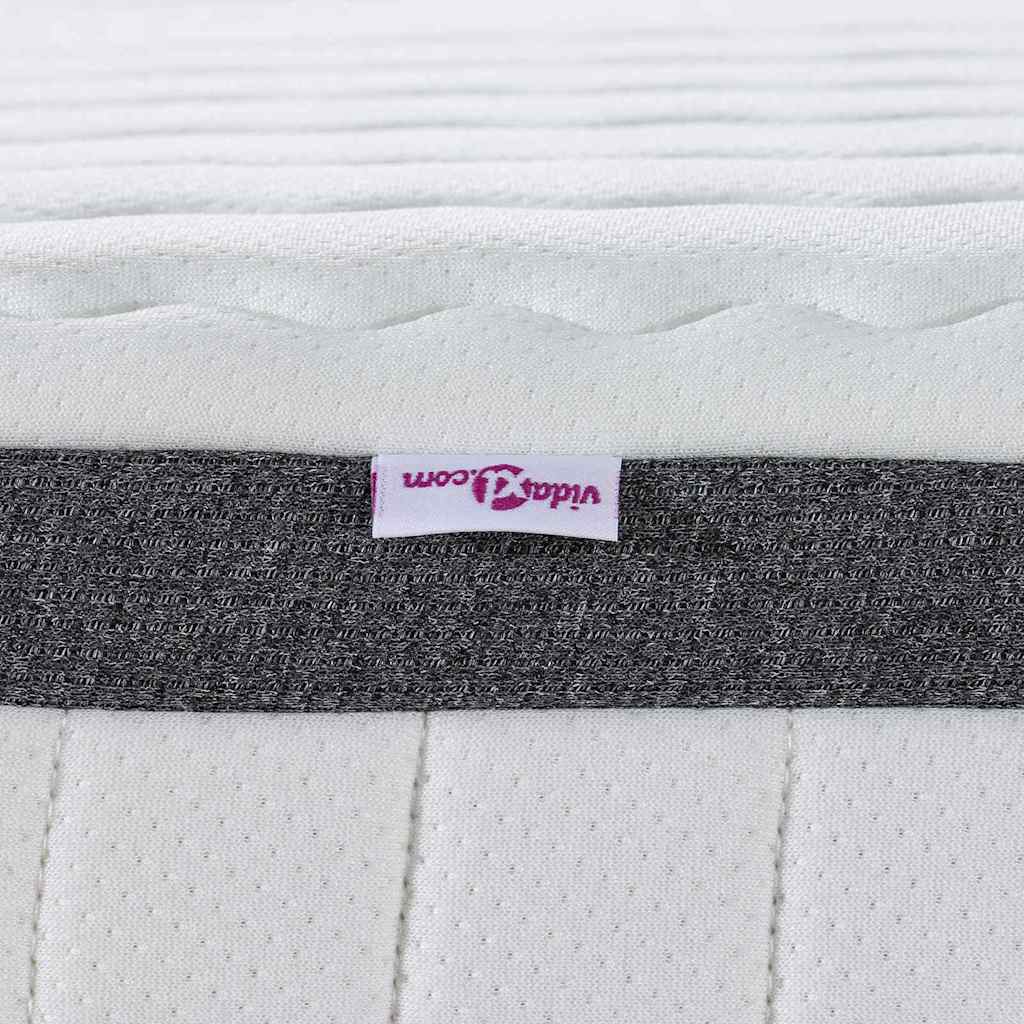 vidaXL Στρώματα Λευκό, Γκρι 70 x 200 cm Πλεκτό ύφασμα