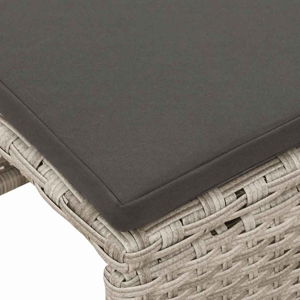 vidaXL Σετ Καναπέ Κήπου 6 pcs Ανοιχτό γκρι και σκούρο γκρι