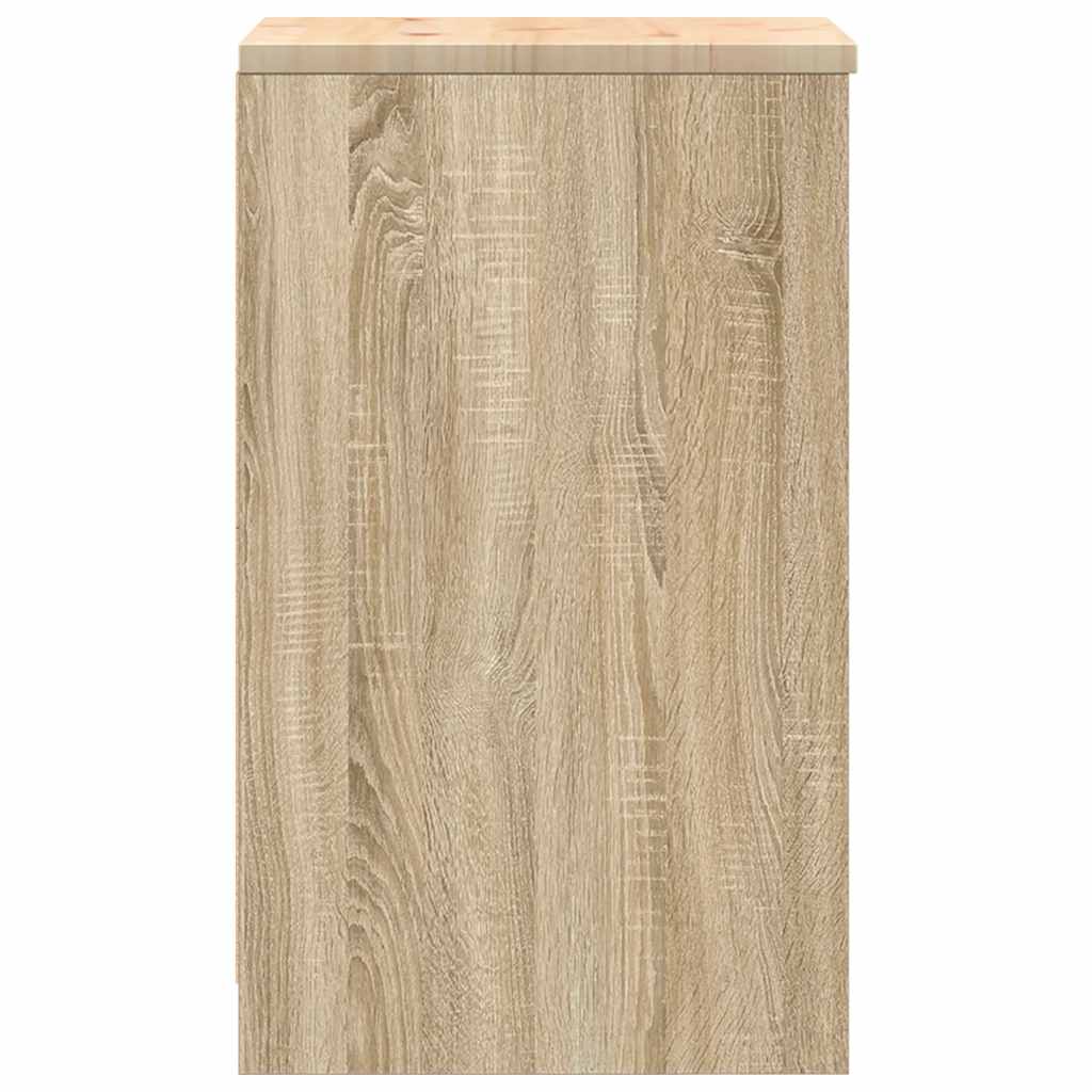 vidaXL ντουλάπι αποθήκευσης γκαράζ 40x51x85 εκ μασίφ ξύλο πεύκο