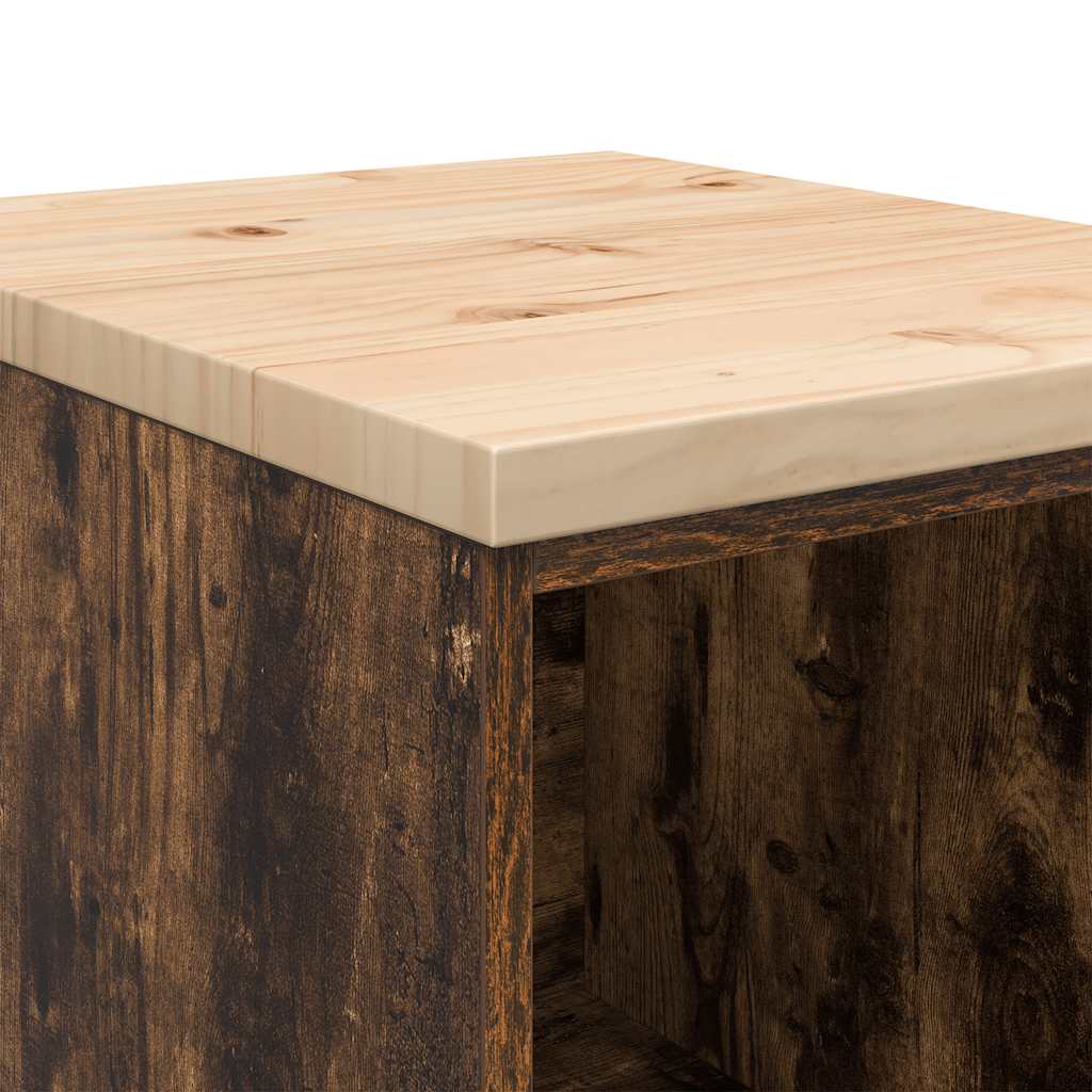 vidaXL ντουλάπι αποθήκευσης γκαράζ 40x51x85 εκ μασίφ ξύλο πεύκο