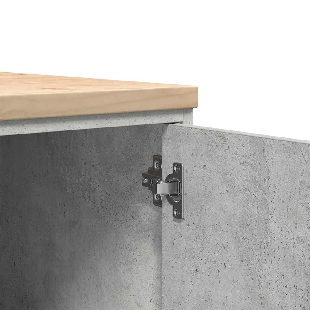 vidaXL ντουλάπι αποθήκευσης γκαράζ 30x51x85 εκ μασίφ ξύλο πεύκο