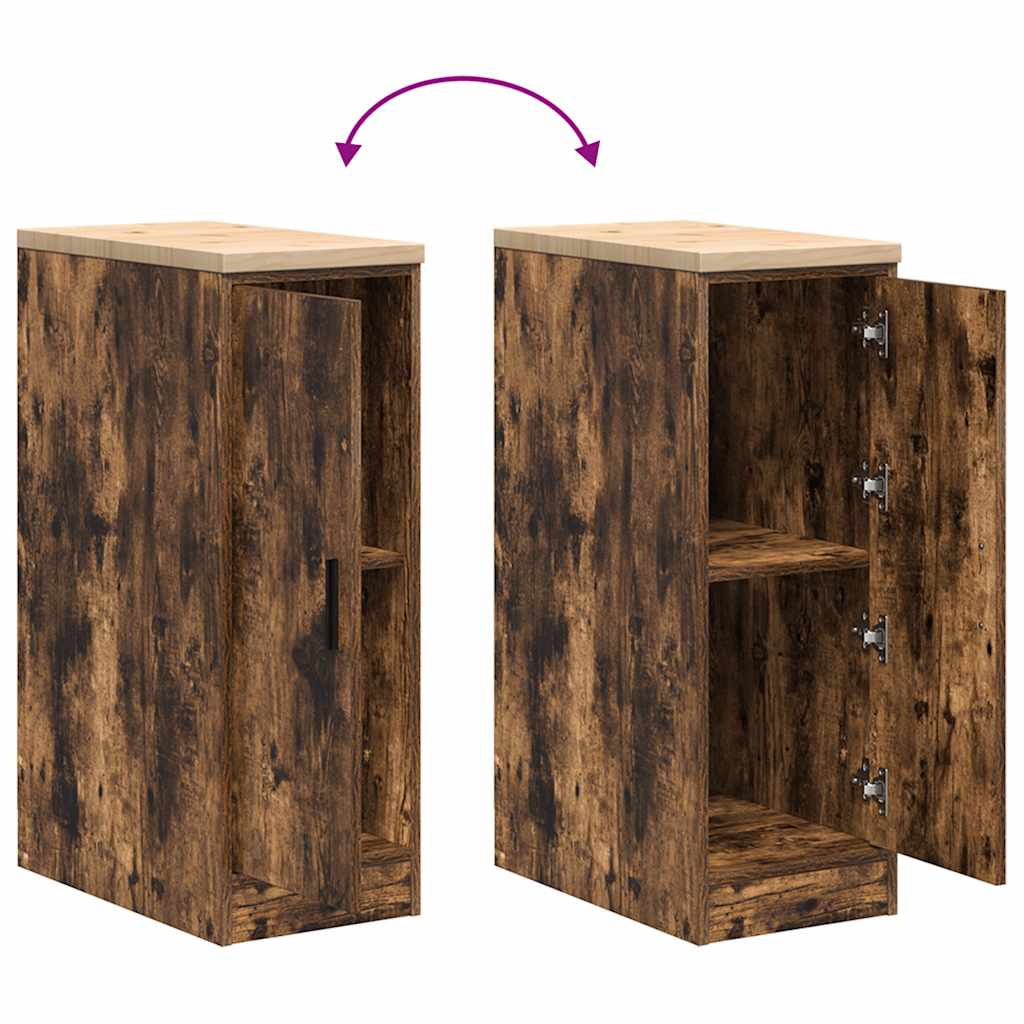 vidaXL ντουλάπι αποθήκευσης γκαράζ 30x51x85 εκ μασίφ ξύλο πεύκο