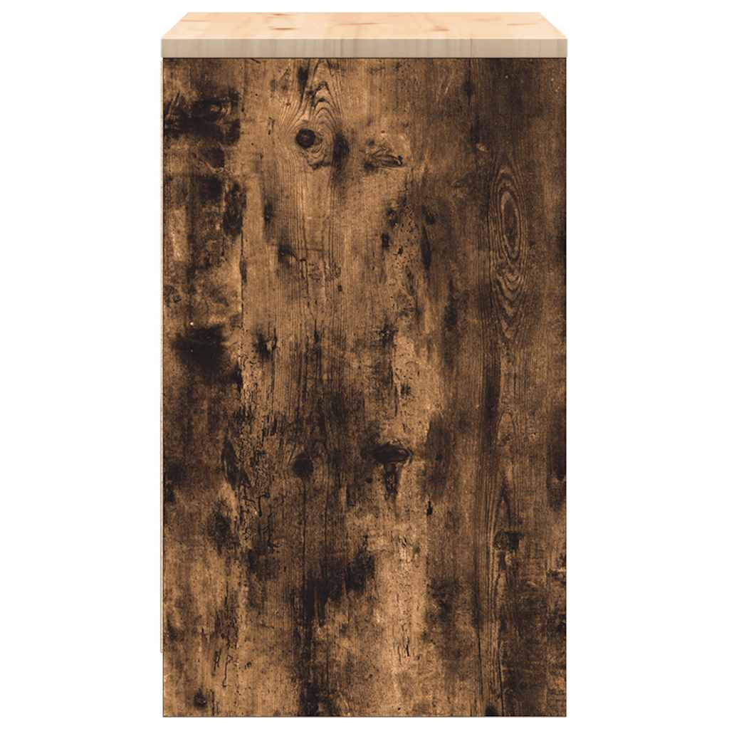 vidaXL ντουλάπι αποθήκευσης γκαράζ 60x51x85 εκ μασίφ ξύλο πεύκο