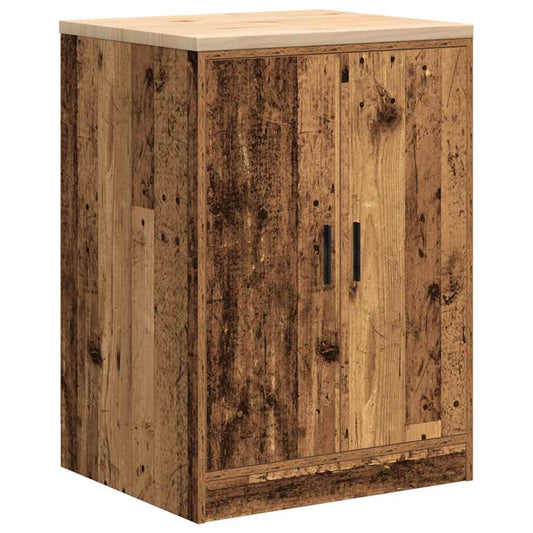 vidaXL ντουλάπι αποθήκευσης γκαράζ 60x51x85 εκ μασίφ ξύλο πεύκο
