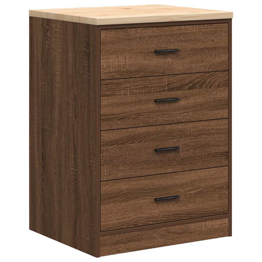 vidaXL ντουλάπι αποθήκευσης γκαράζ 60x51x85 εκ μασίφ ξύλο πεύκο