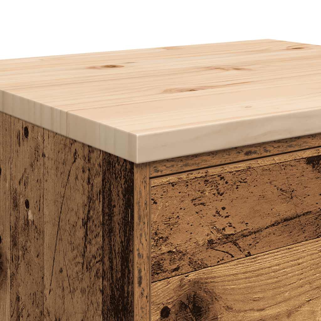 vidaXL ντουλάπι αποθήκευσης γκαράζ 60x51x85 εκ μασίφ ξύλο πεύκο