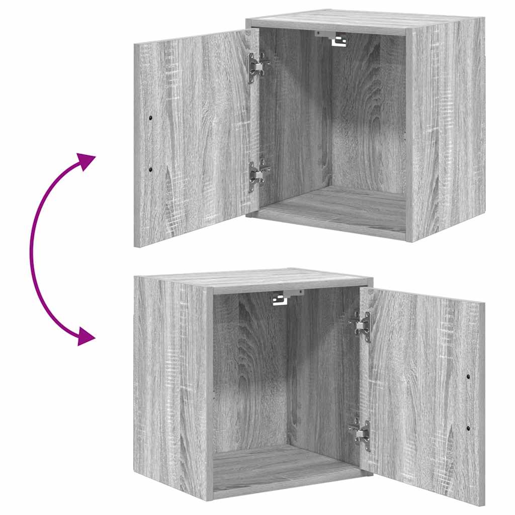 vidaXL ντουλάπι τοίχου γκαράζ γκρι Sonoma κατασκευασμένο από ξύλο