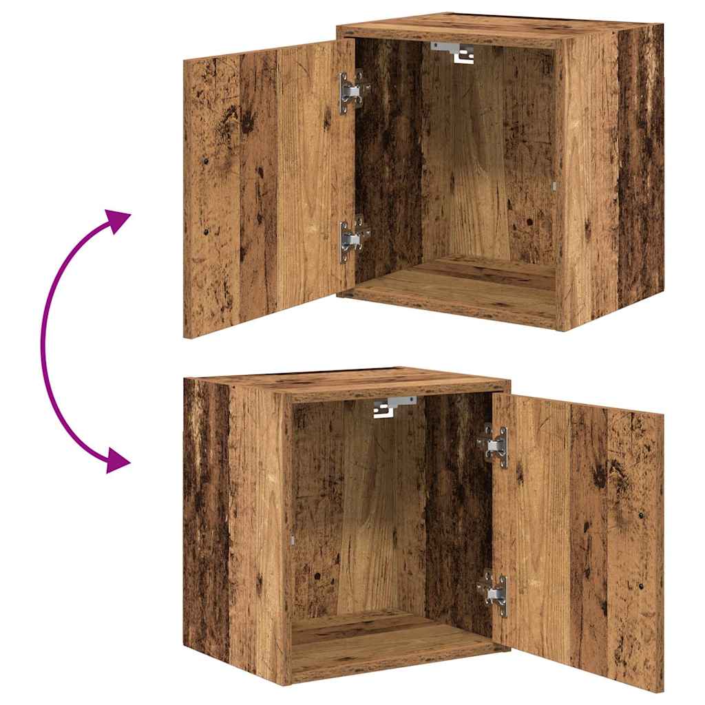 vidaXL ντουλάπι τοίχου γκαράζ Παλιό Ξύλο κατασκευασμένο ξύλο