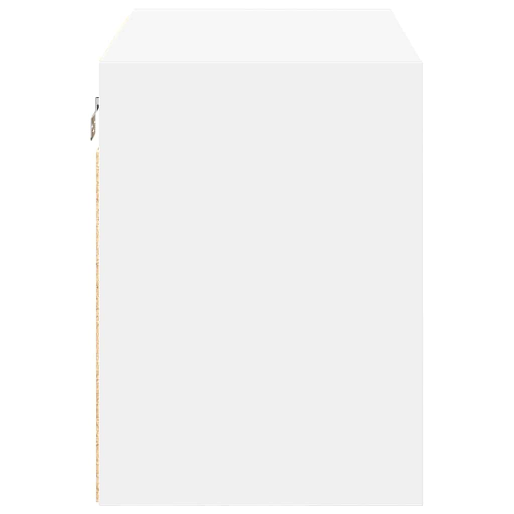 vidaXL ντουλάπι τοίχου γκαράζ Λευκό κατασκευασμένο ξύλο