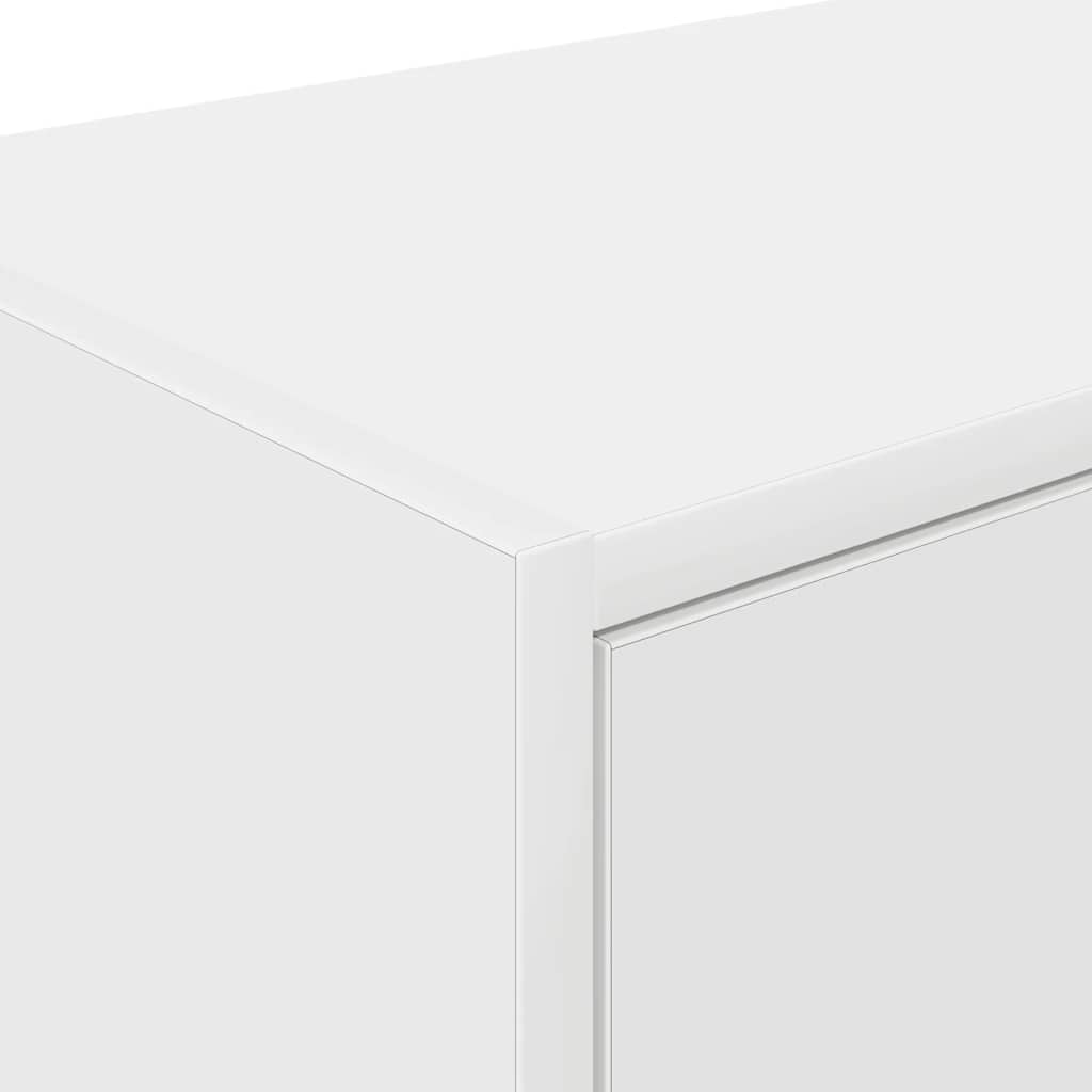 vidaXL ντουλάπι τοίχου γκαράζ Λευκό κατασκευασμένο ξύλο