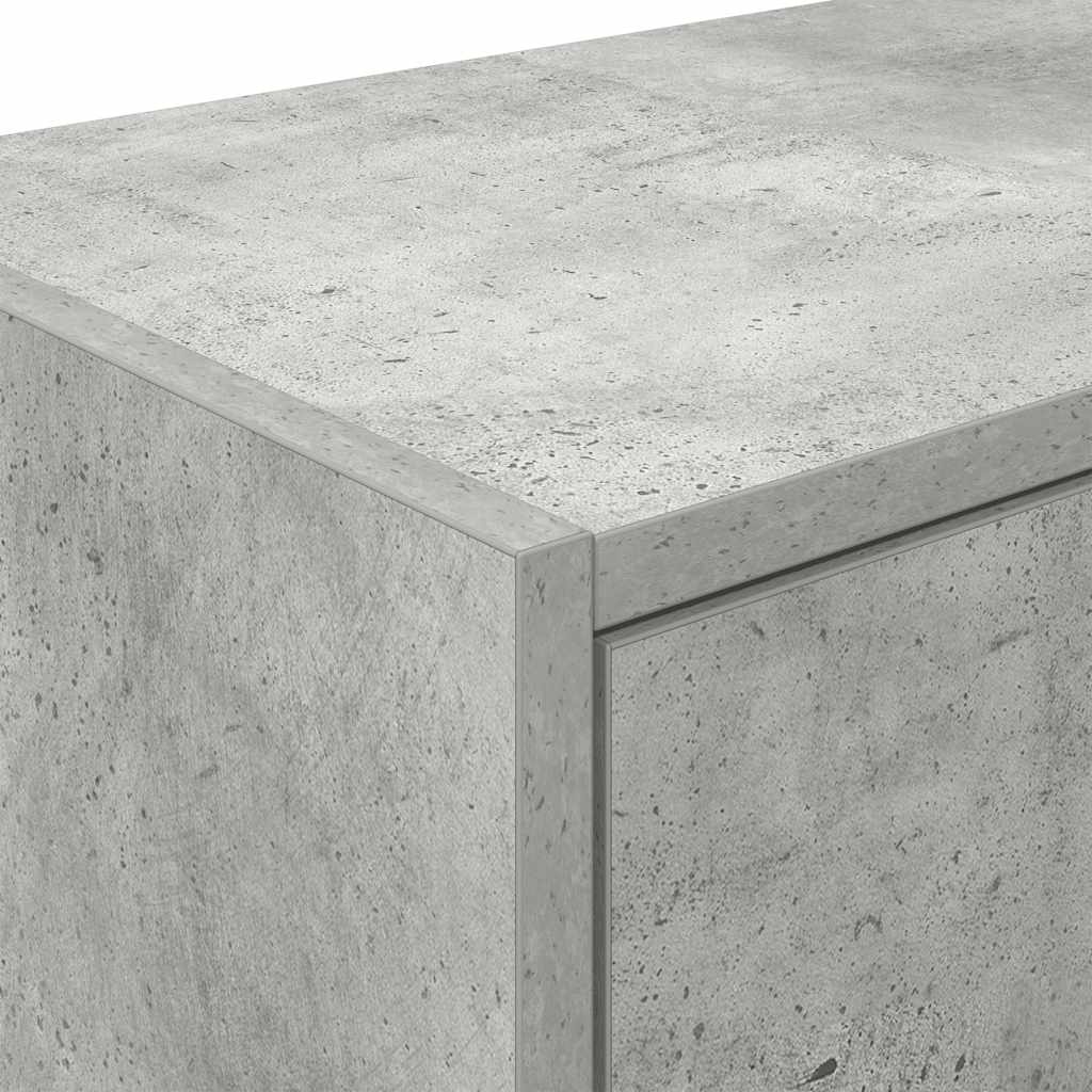 vidaXL ντουλάπι τοίχου γκαράζ από σκυρόδεμα γκρι μηχανουργικό ξύλο