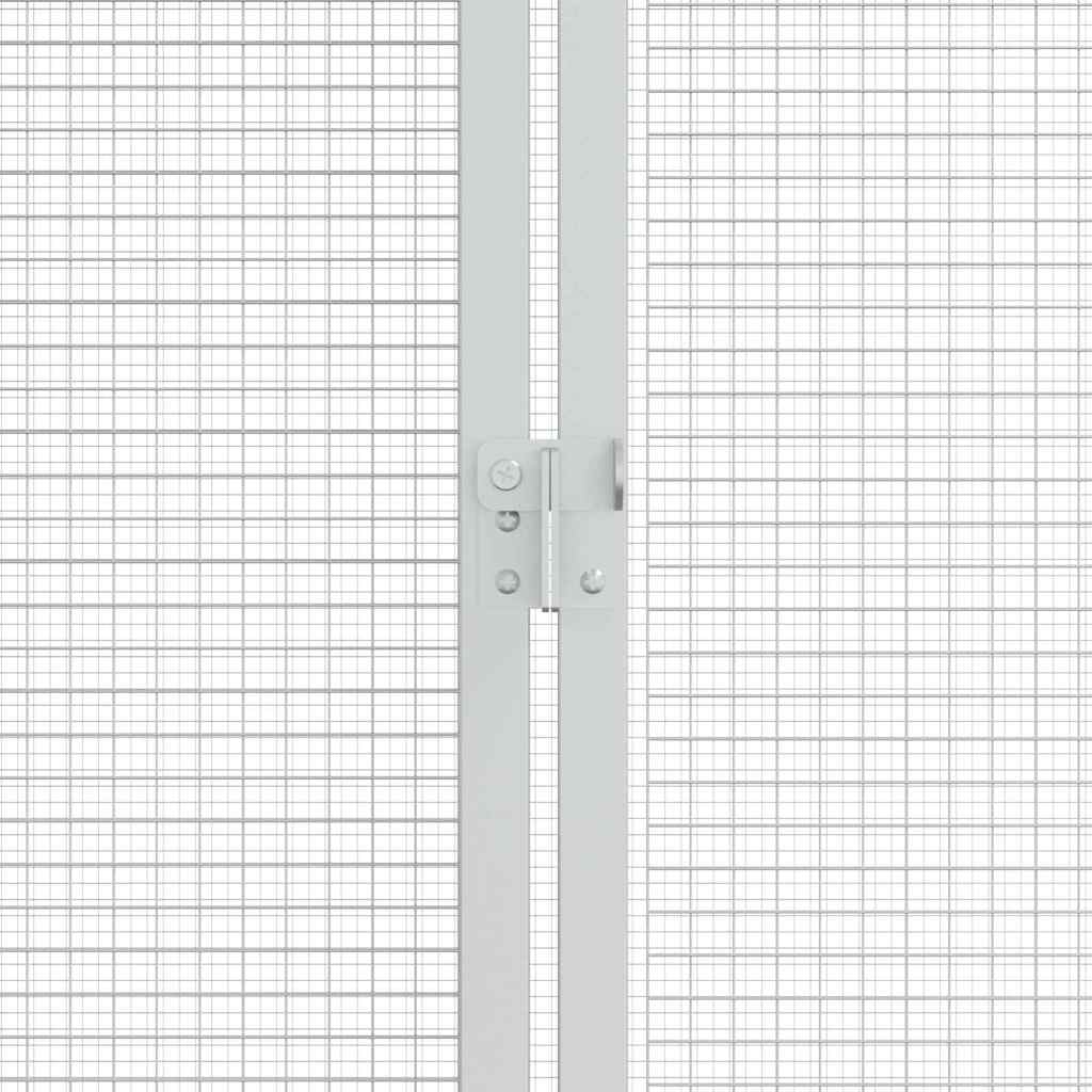 VidaXL Κλουβί πουλιών Ανθρακί 310x227x247 εκ. Χάλυβας