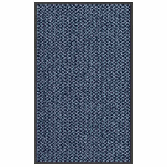 vidaXL Χαλάκι πόρτας μπλε 90x150 cm