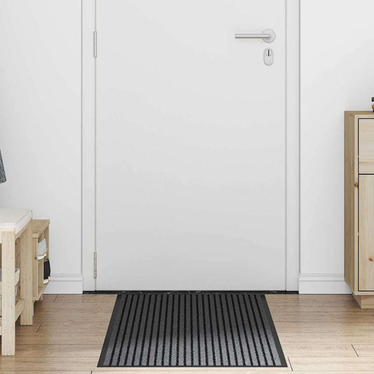vidaXL Χαλάκι Εξώπορτας Μαύρο 60 x 180 cm Πολυπροπυλένιο