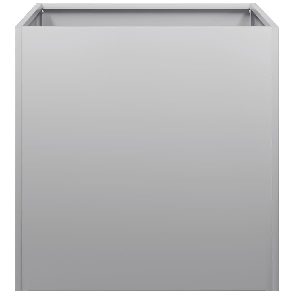 vidaXL Ζαρντινιέρα 40x40x40 εκ. από Γαλβανισμένο Ατσάλι