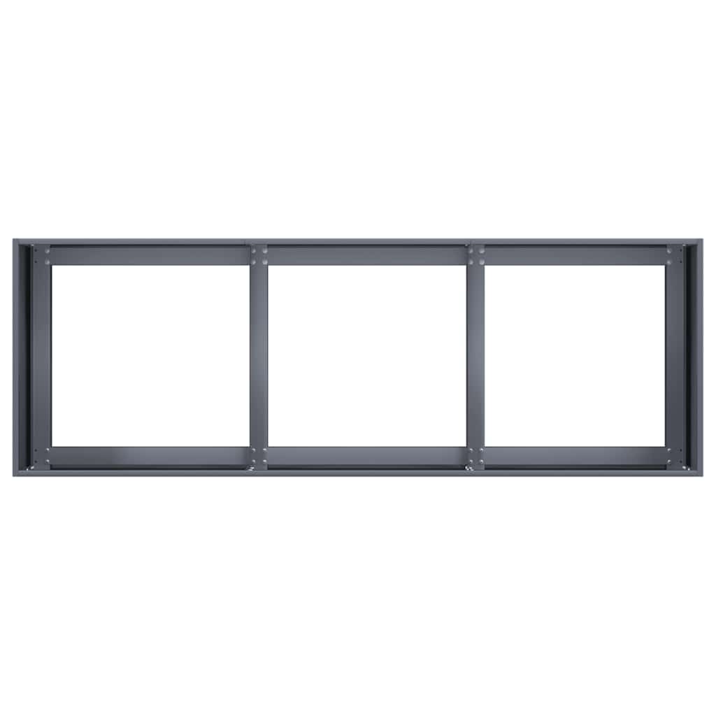 vidaXL Ζαρντινιέρα Ανθρακί 120x40x40 εκ. από Χάλυβα Ψυχρής Έλασης