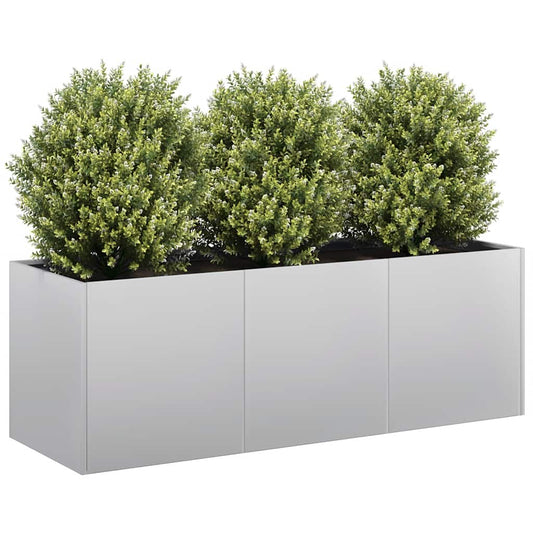 vidaXL Ζαρντινιέρα 120x40x40 εκ. από Γαλβανισμένο Ατσάλι