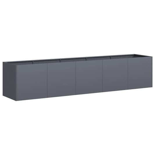 vidaXL Γλάστρα Ανθρακί 200x40x40 εκ. από Ατσάλι Ψυχρής Έλασης