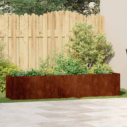 vidaXL Ζαρντινιέρα 200x40x40 εκ. Ατσάλι Σκληρυθέν στον Αέρα
