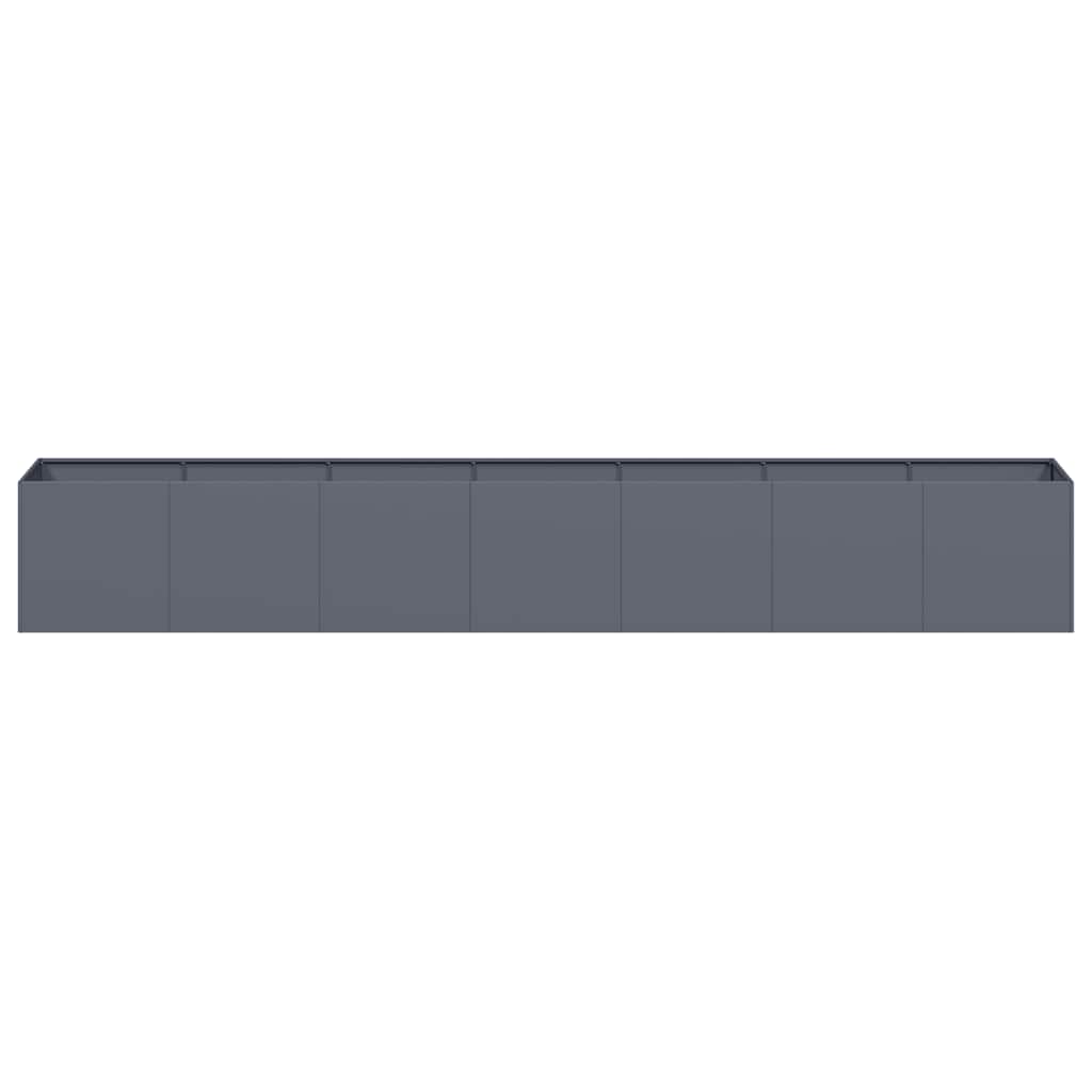 vidaXL Ζαρντινιέρα Ανθρακί 280x40x40 εκ. από Χάλυβα Ψυχρής Έλασης