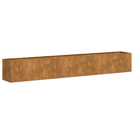 vidaXL Ζαρντινιέρα 280x40x40 εκ. Ατσάλι Σκληρυθέν στον Αέρα