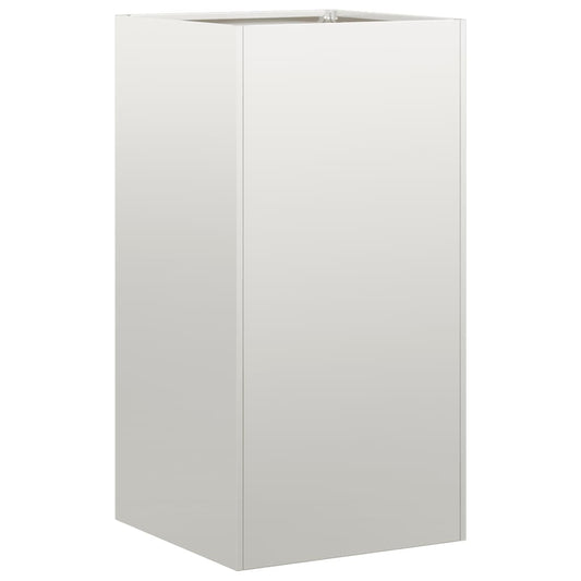 vidaXL Ζαρντινιέρα 40x40x80 εκ. από Ανοξείδωτο Ατσάλι