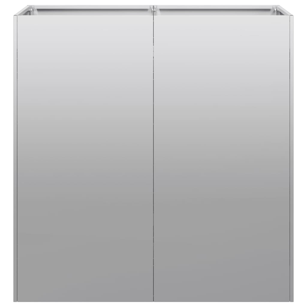 vidaXL Ζαρντινιέρα 80x40x80 εκ. από Γαλβανισμένο Ατσάλι