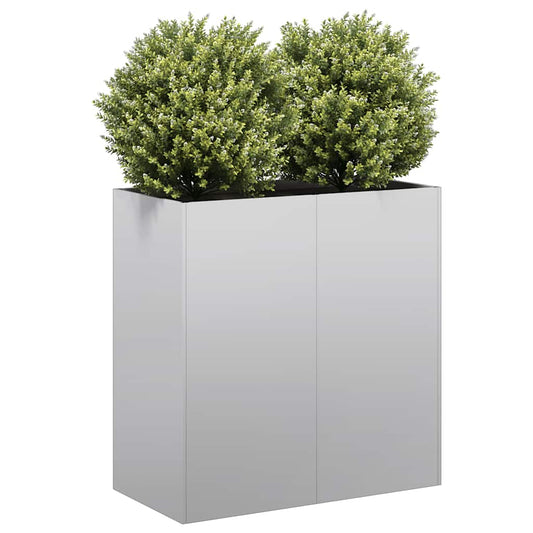 vidaXL Ζαρντινιέρα 80x40x80 εκ. από Γαλβανισμένο Ατσάλι