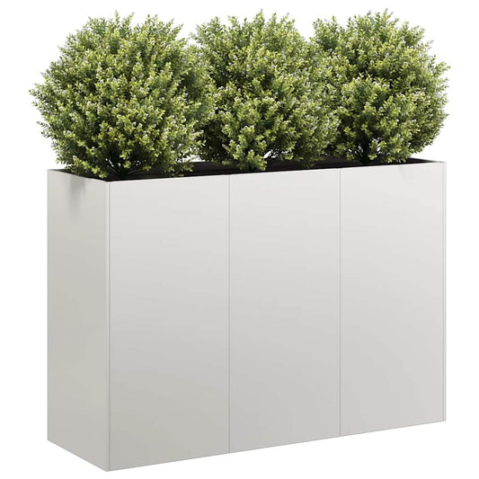 vidaXL Ζαρντινιέρα 120x40x80 εκ. από Ανοξείδωτο Ατσάλι
