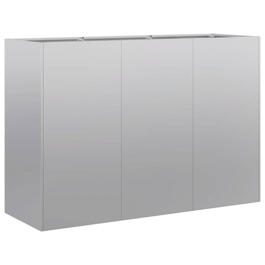 vidaXL Ζαρντινιέρα 120x40x80 εκ. από Γαλβανισμένο Ατσάλι