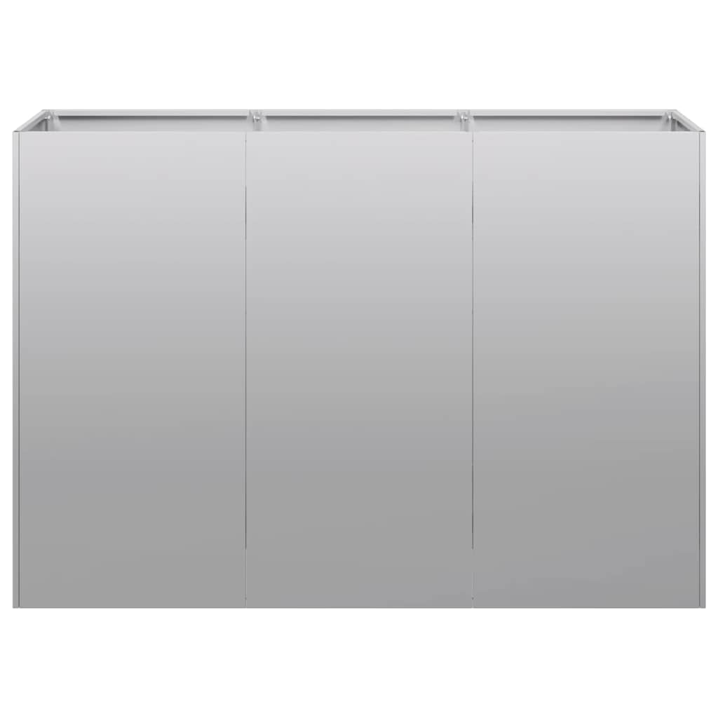 vidaXL Ζαρντινιέρα 120x40x80 εκ. από Γαλβανισμένο Ατσάλι