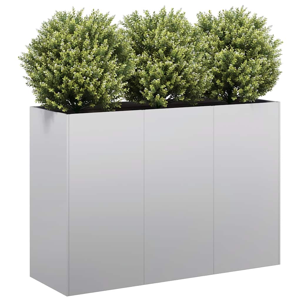 vidaXL Ζαρντινιέρα 120x40x80 εκ. από Γαλβανισμένο Ατσάλι